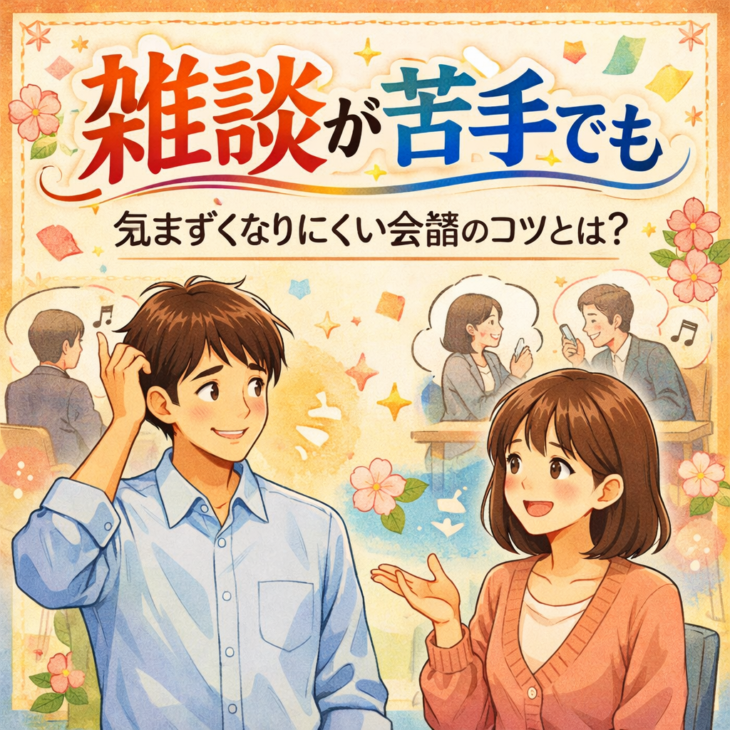 雑談が苦手でも気まずくなりにくい会話のコツとは？