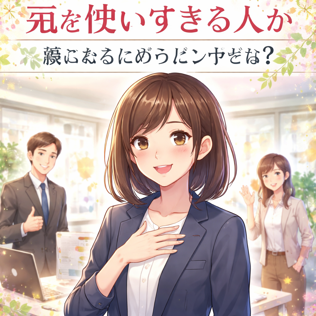 職場で気を使いすぎる人が楽になるためのヒントとは？