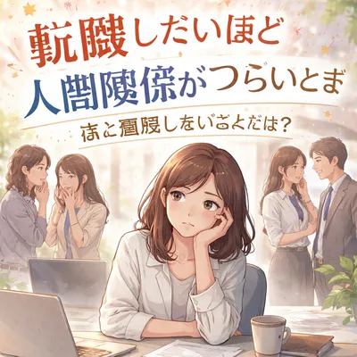 転職したいほど人間関係がつらいとき、先に整理したいこととは？