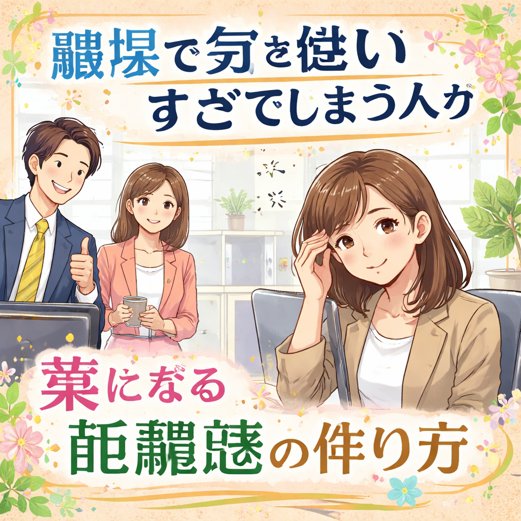職場で気を使いすぎてしまう人が楽になる距離感の作り方?