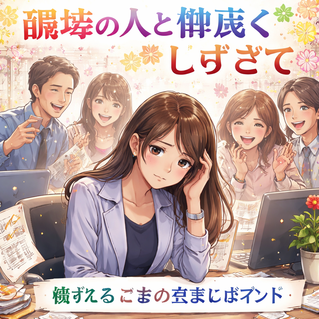 職場の人と仲良くしすぎて疲れるときの見直しポイント?