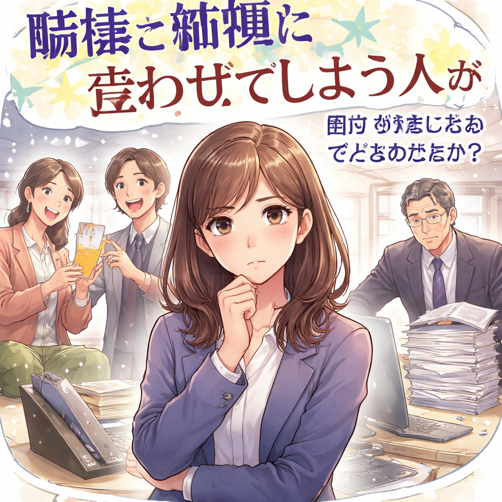 職場で無理に合わせてしまう人が自分を守るためにできることは？