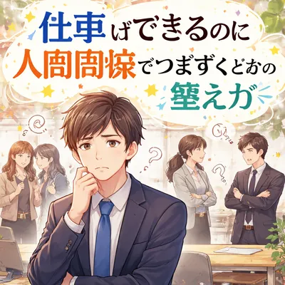 仕事はできるのに人間関係でつまずくときの整え方？