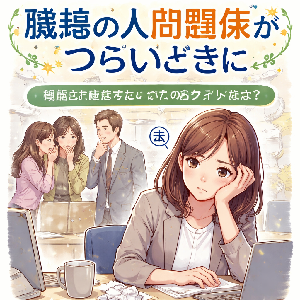 職場の人間関係がつらいときに無理を続けないためのサインとは？