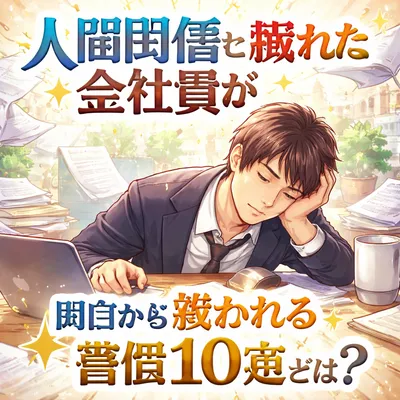 人間関係に疲れた会社員が明日から変われる習慣10選とは？