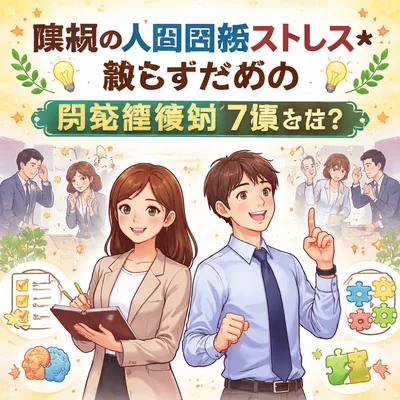 職場の人間関係ストレスを減らすための思考整理術7選とは？