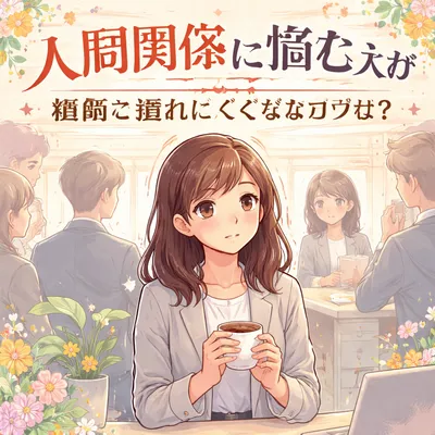 人間関係に悩む社会人が職場で疲れにくくなるコツは？
