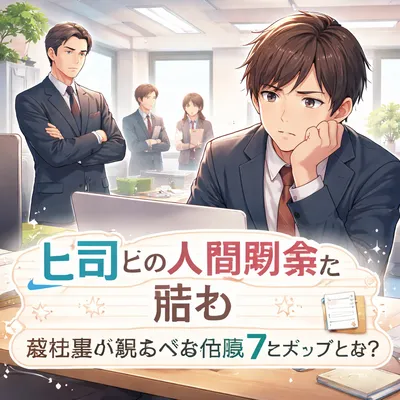 上司との人間関係に悩む会社員が取るべき行動7ステップとは？